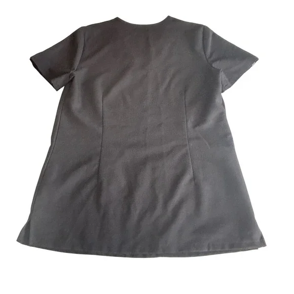 FIGS Casma Scrub Top Womens XS Black V-Neck Technical Collection FW1100 - Picture 2 of 6